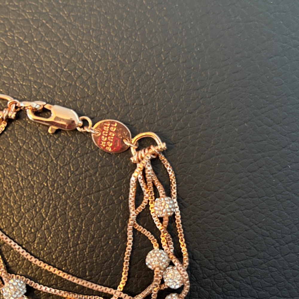 Henri Bendel Rose Gold Multi-Strand Bracelet - Picture 3 of 3